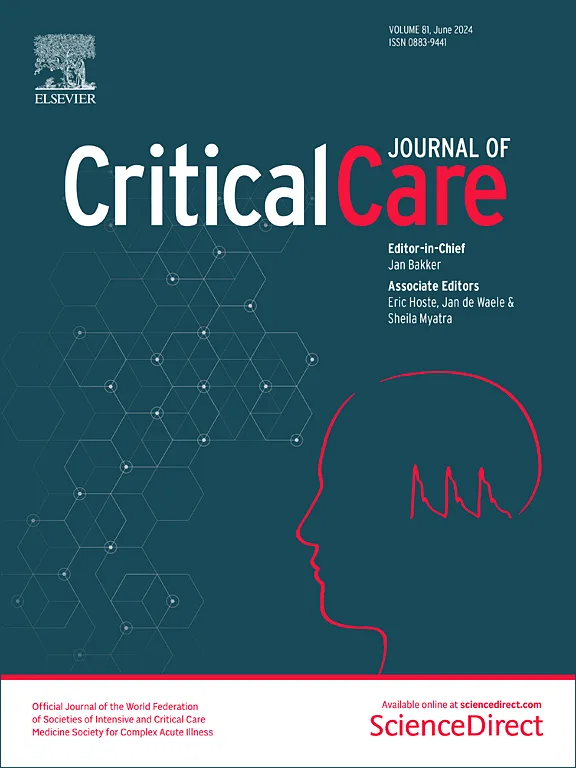 Sample cover of Journal of Critical Care