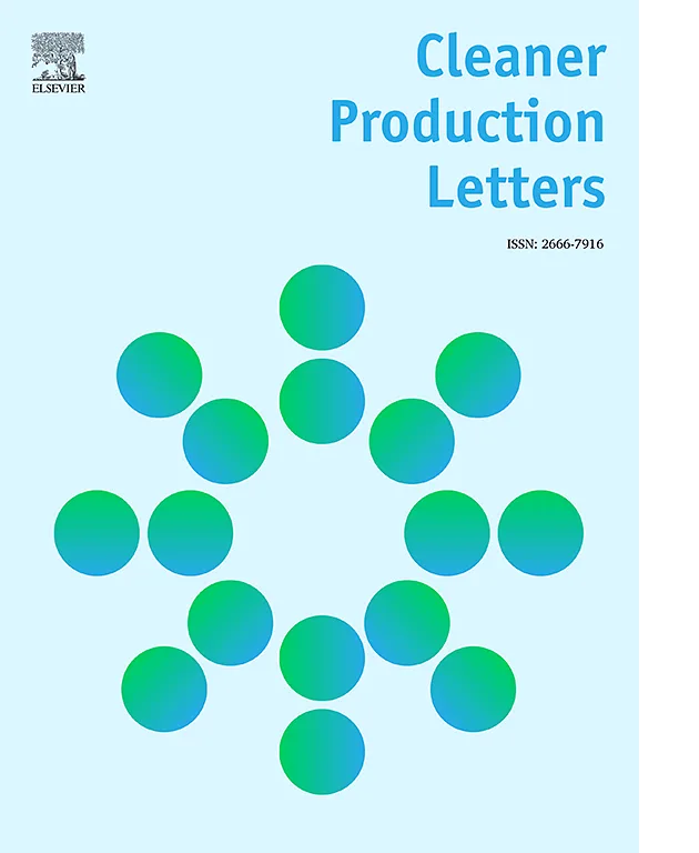 Cleaner Production Letters cover