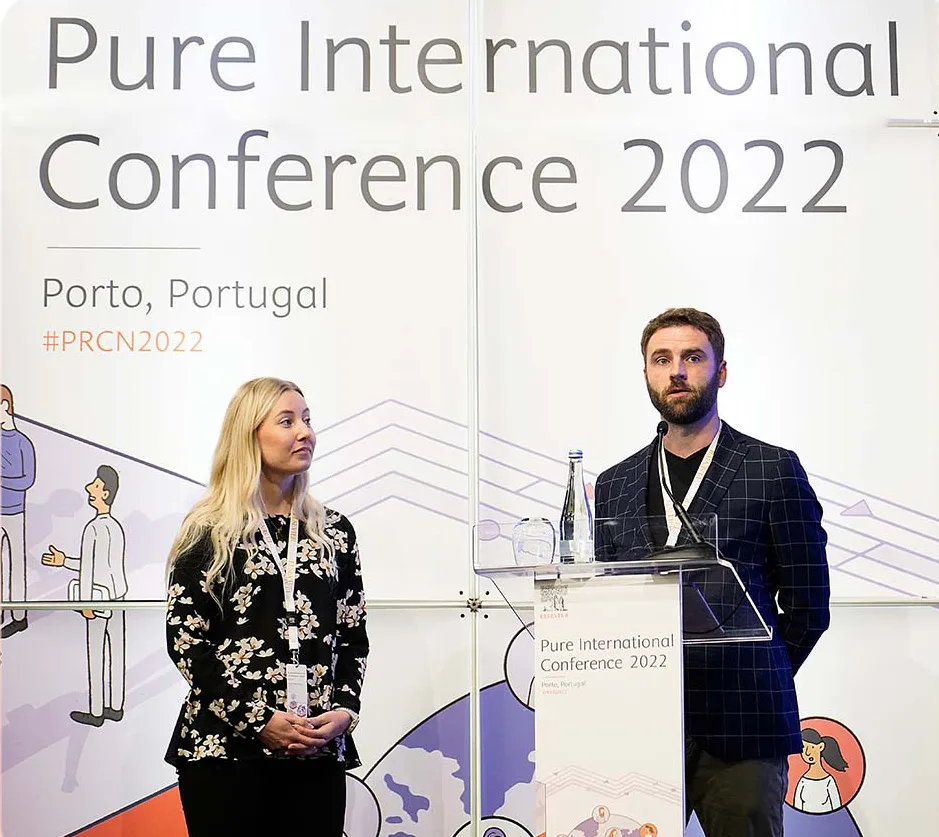 Photo of speakers at Pure International Conference 2022