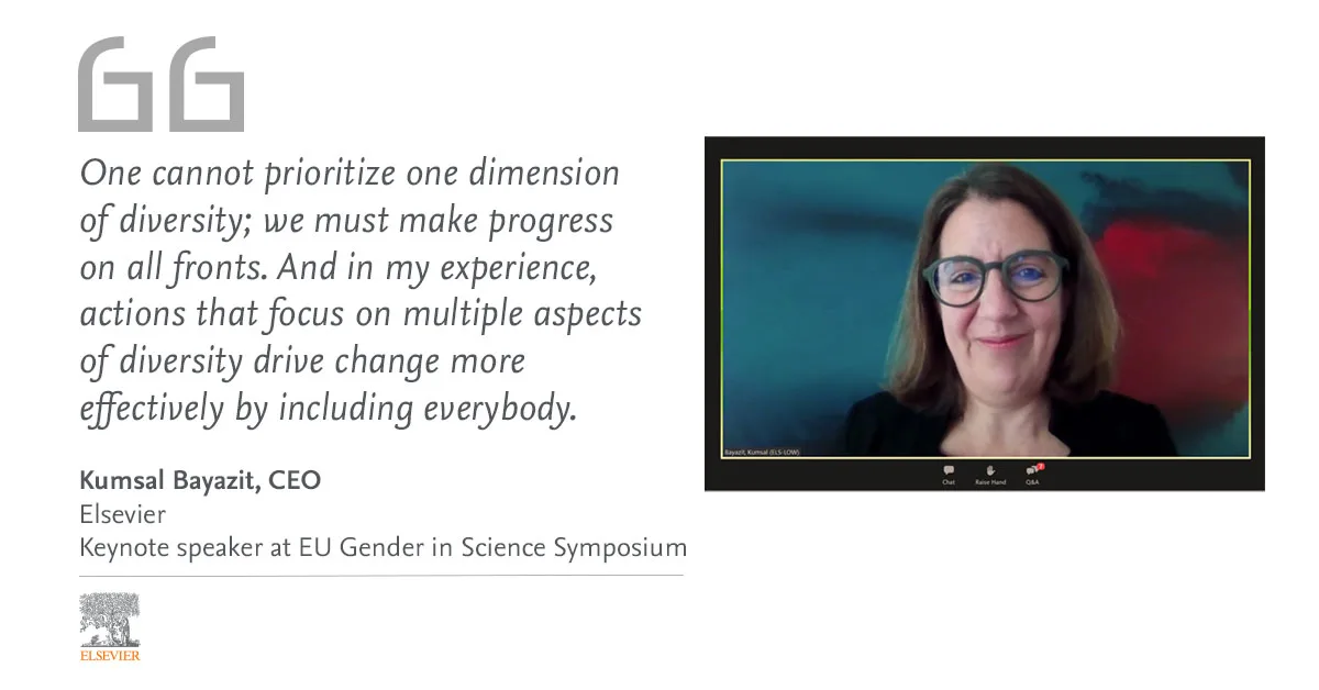 Kumsal Bayazit quote EU Gender in Science Symposium