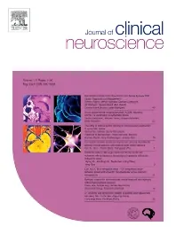 Sample cover of Journal of Clinical Neuroscience