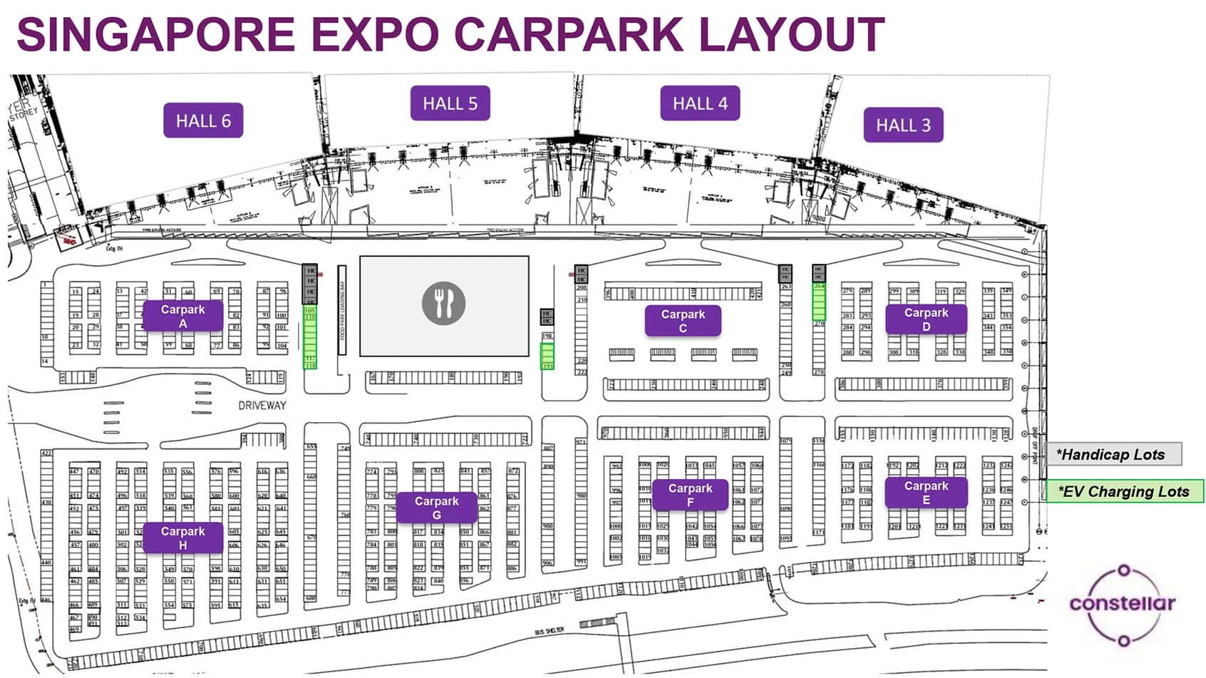 Singapore Expo Visitor Info Map - Meeting Rooms