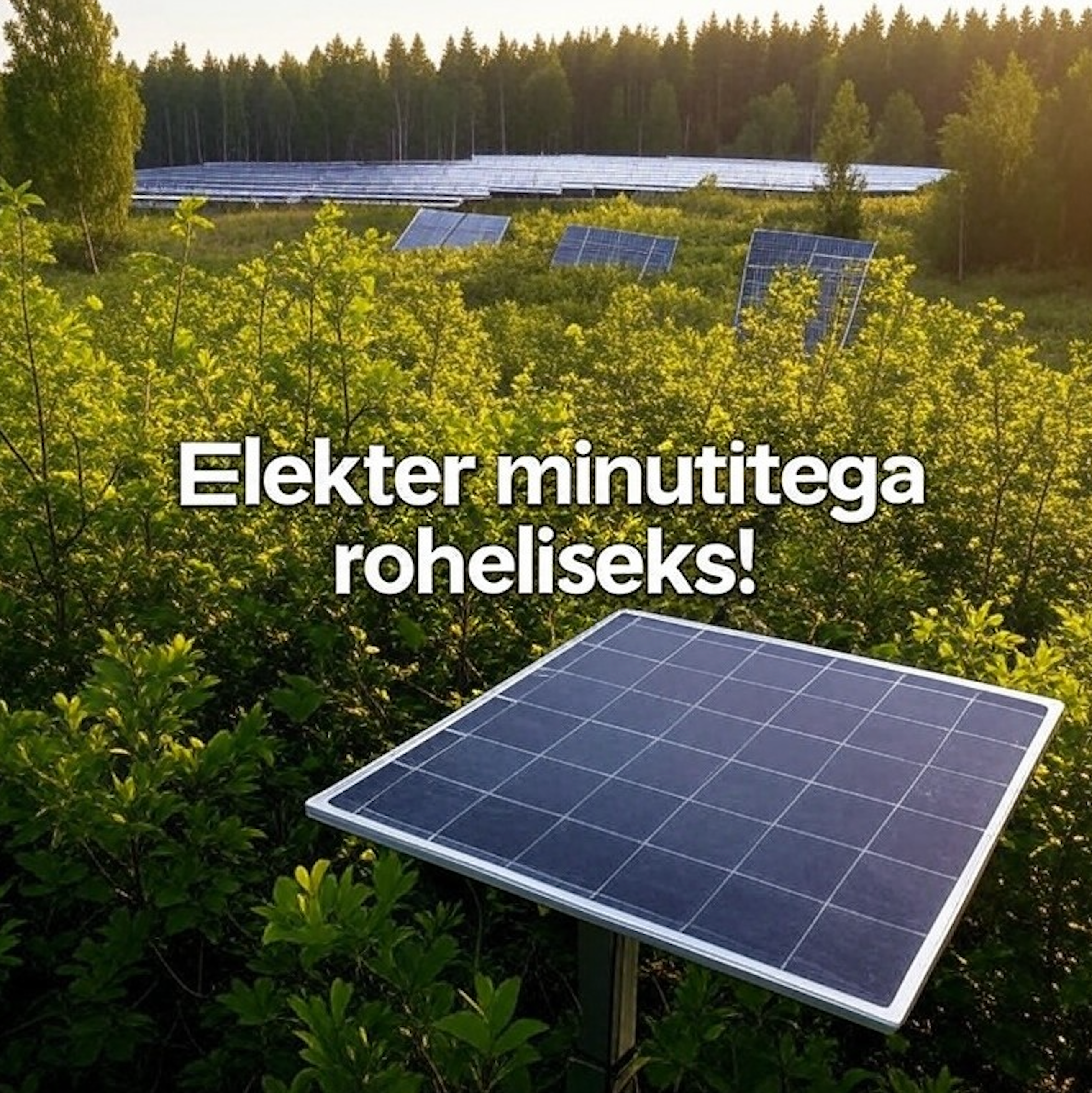 Cover Image for Elekter minutitega roheliseks!