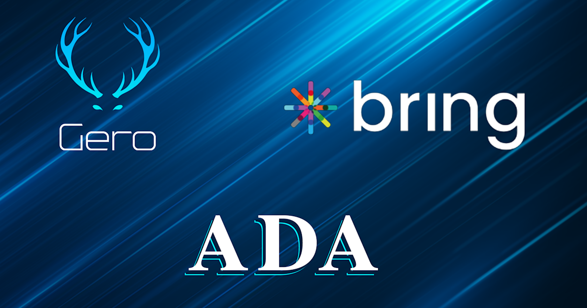 Gero & Bring Partner to Offer Crypto Cashback Rewards on Cardano