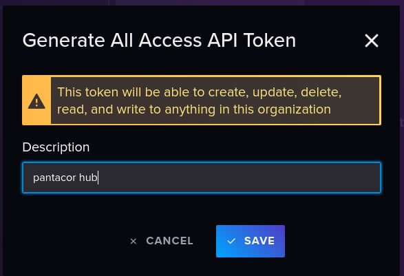 Generate All Access API Token