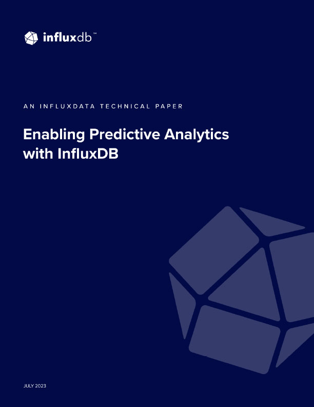 Enabling Predictive Analytics with InfluxDB
