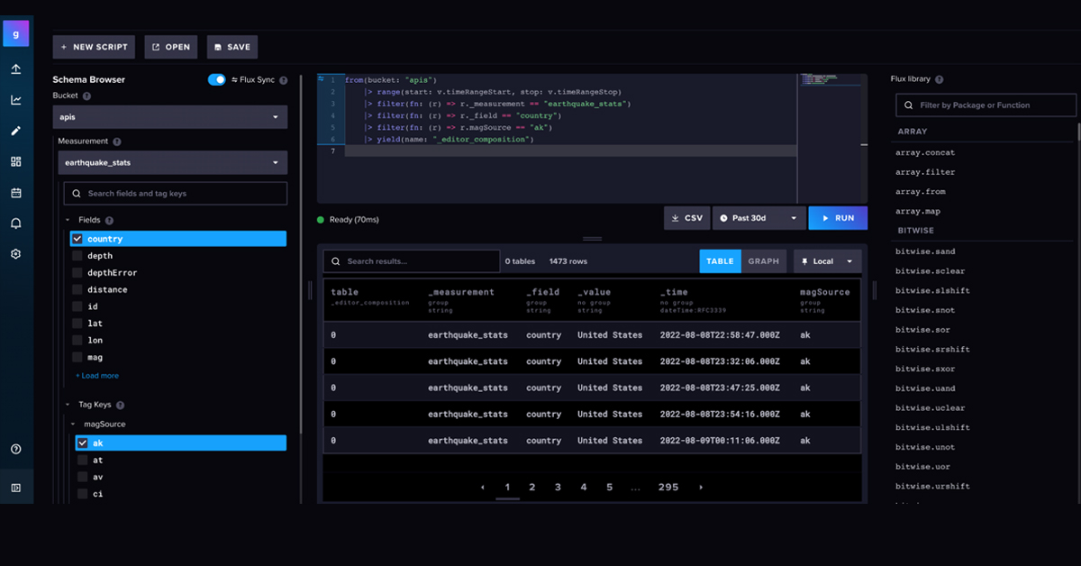 InfluxDB Cloud Features New Query Experience | InfluxData