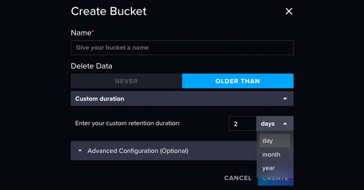 Product Update Custom Data Retention Periods for Buckets Made Easy