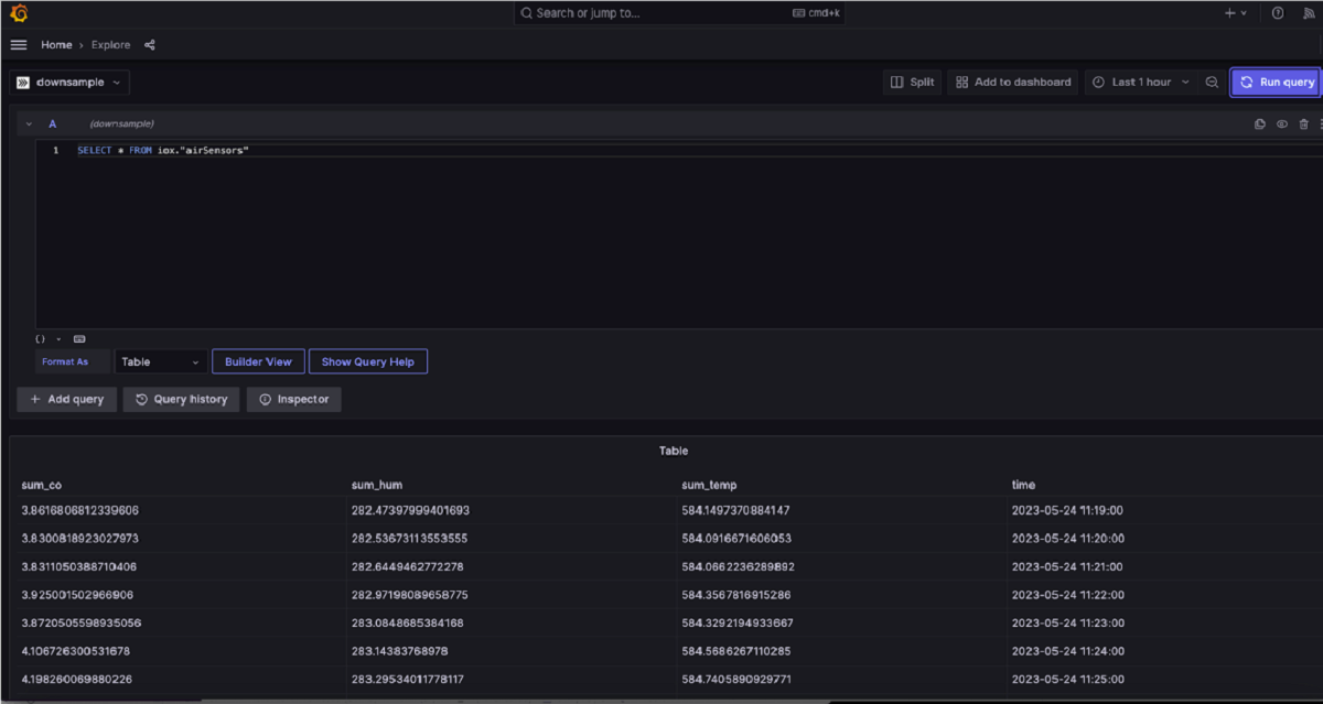 downsampling-influxdb-cloud-dedicated-java-flight-sql-client