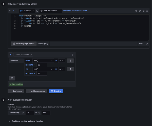 grafana alert config