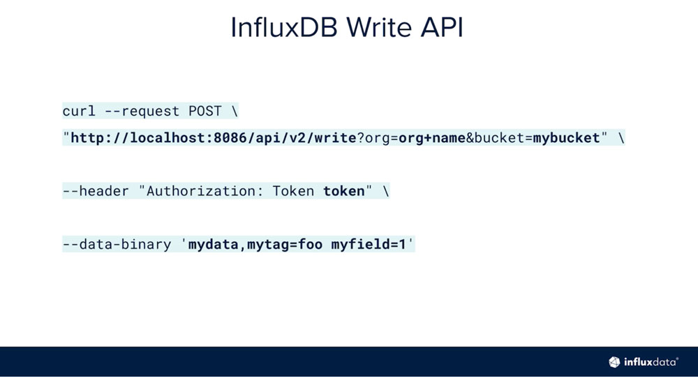 InfluxDB-write-API