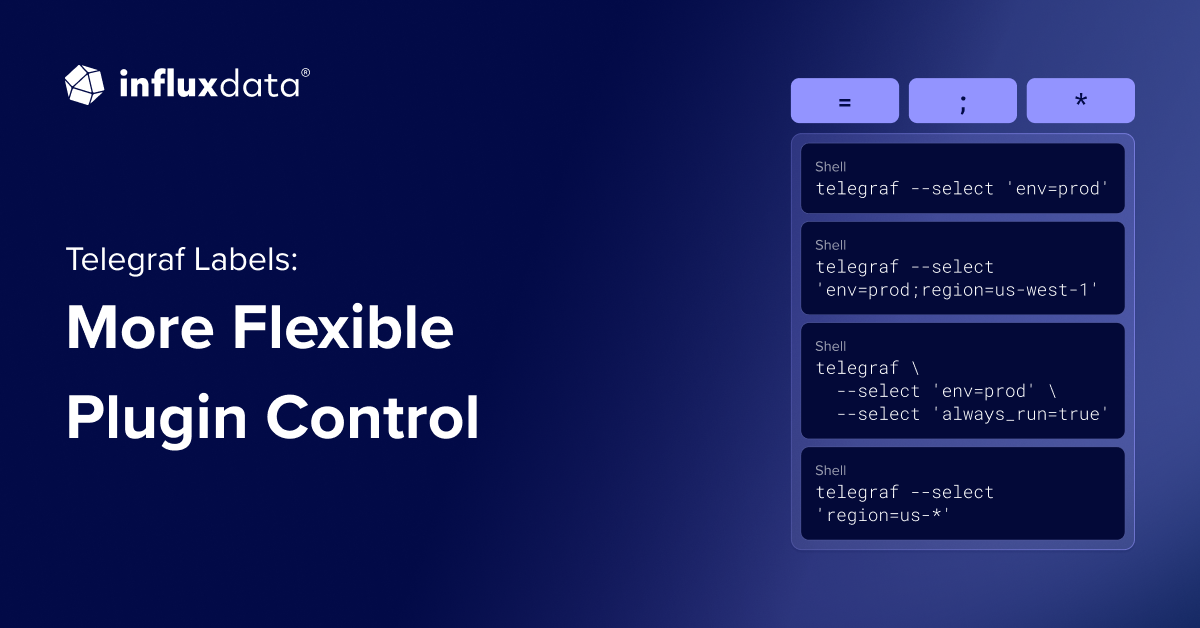 Telegraf’s New Labels Feature Unlocks Smarter Plugin Control | InfluxData