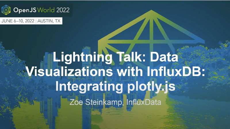 Data Visualizations with InfluxDB: Integrating plotly.js