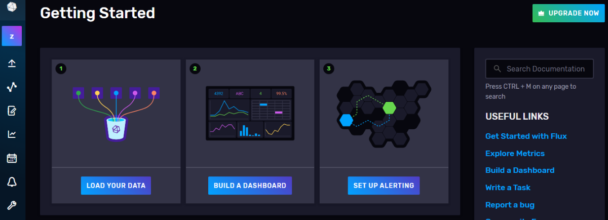 InfluxDB dashboard