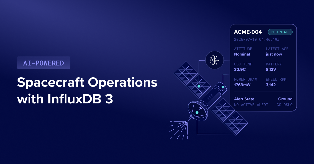 AI-Powered Spacecraft Operations with InfluxDB 3