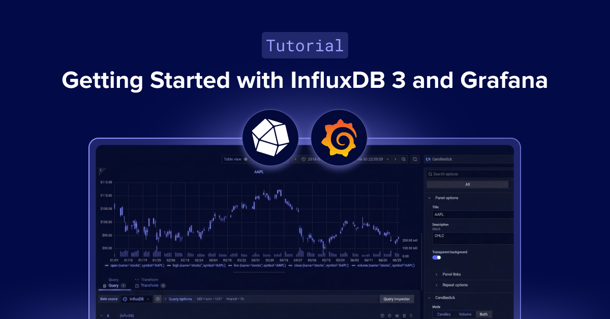 Getting Started with InfluxDB 3 and Grafana Tutorial 