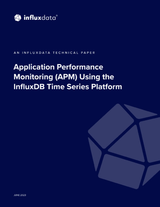 Application Performance Monitoring (APM) Using the InfluxDB Time Series Platform