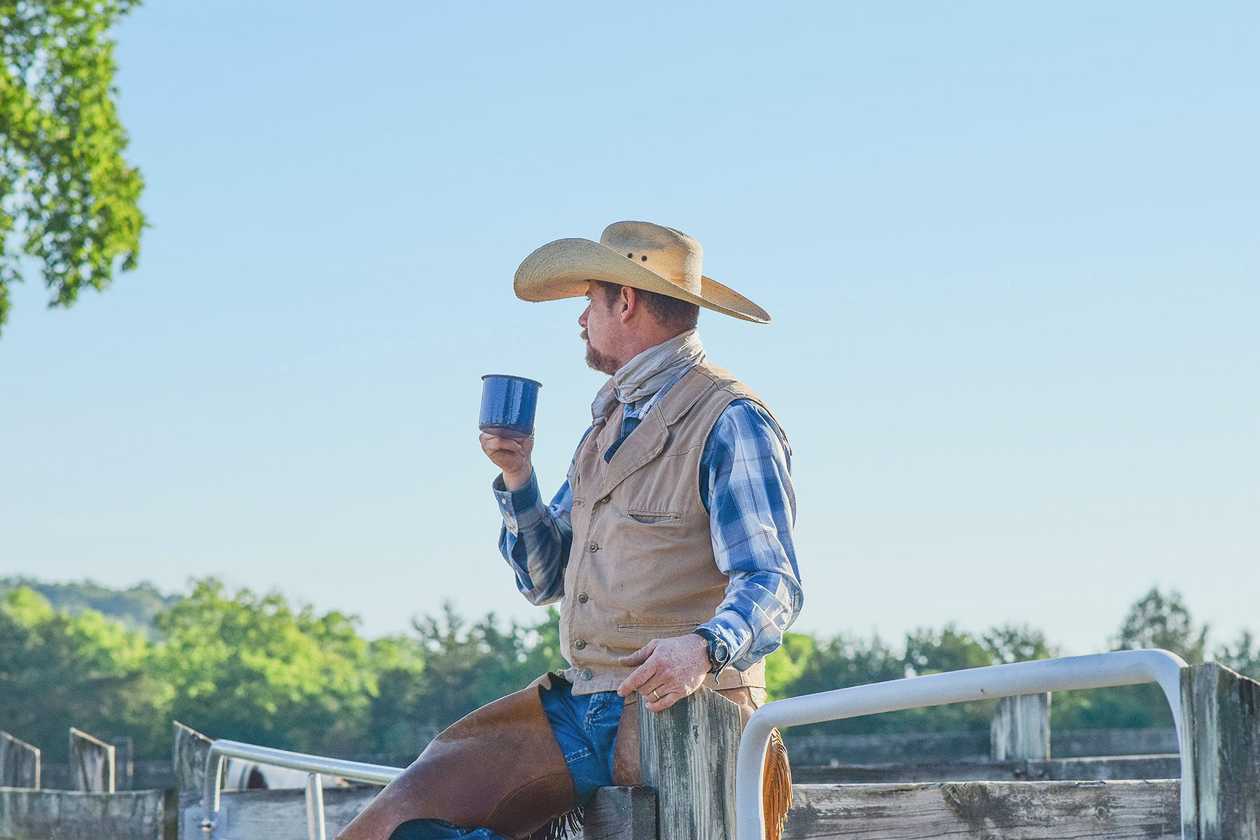 The Best Made Enamel Cowboy Coffee Kettle