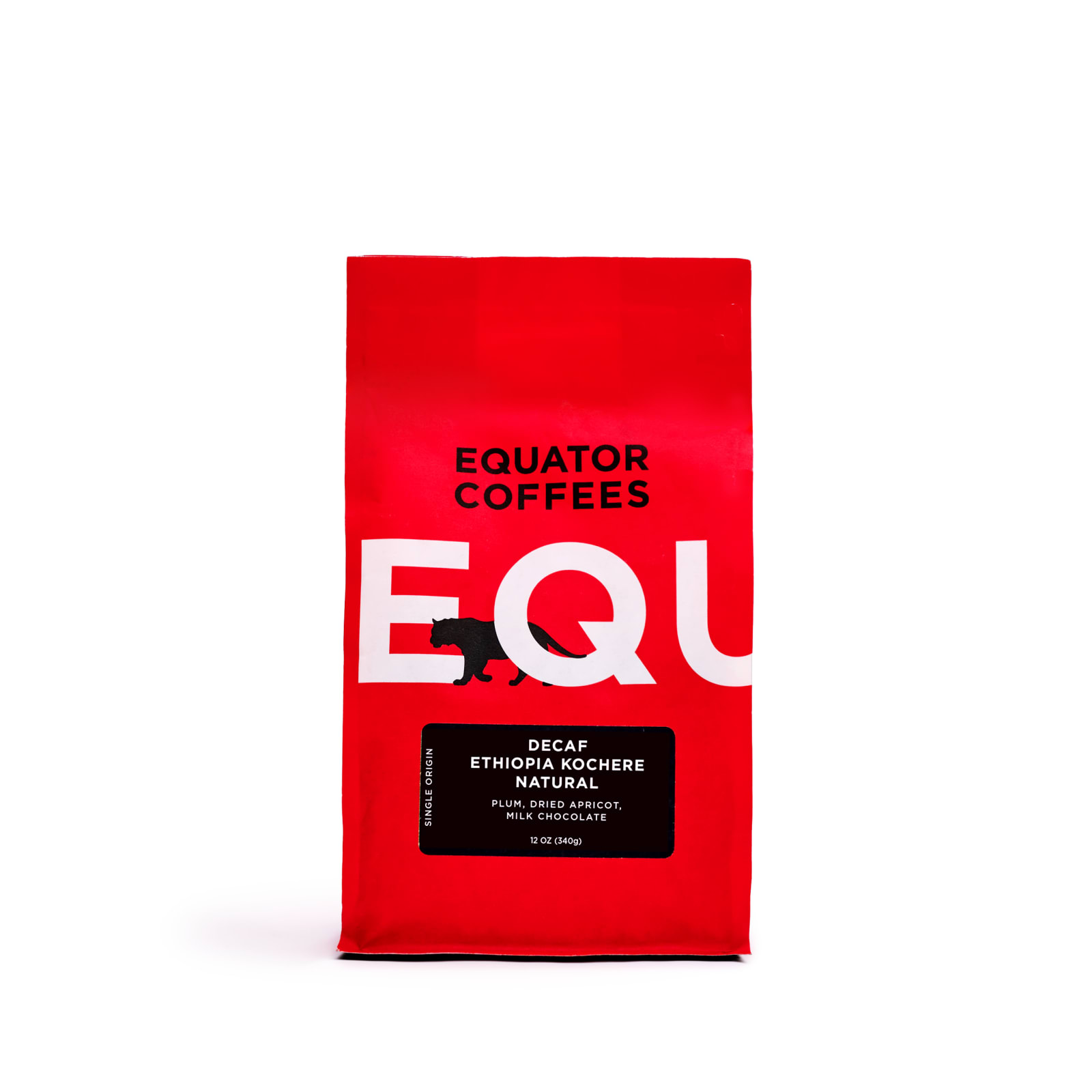 equator decaf coffee bag