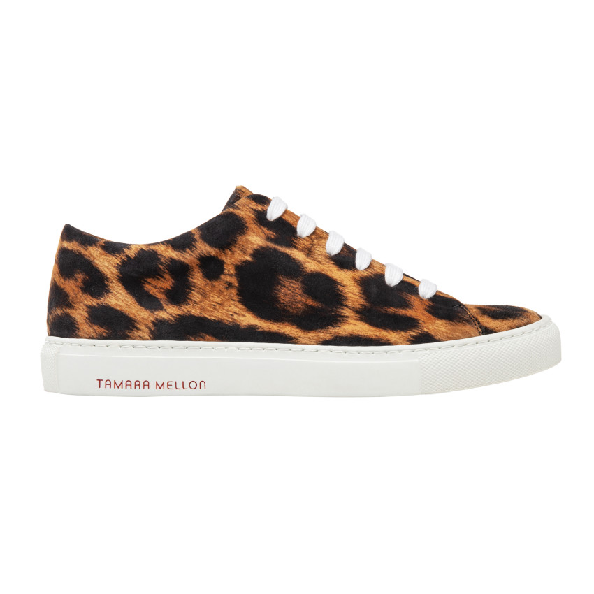 OMW Leopard Suede Square