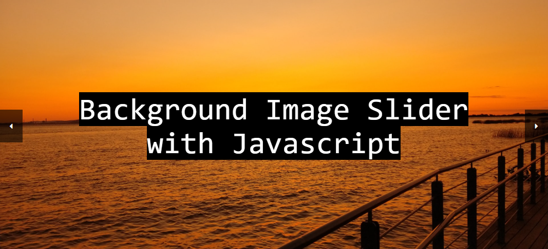 Background Image Slider