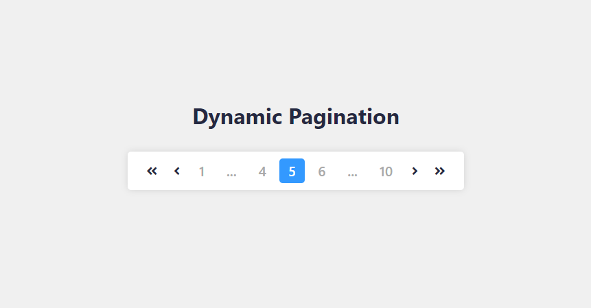 Dynamic Pagination - xử lí phân trang