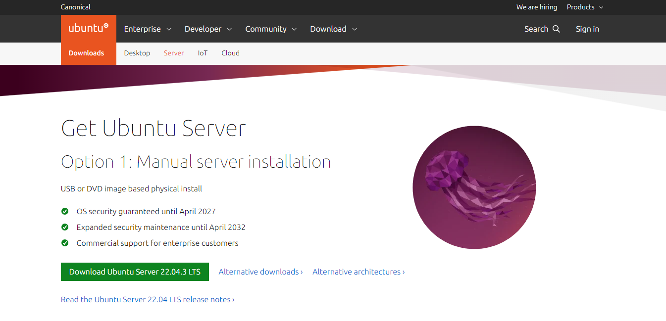 install ubuntu server