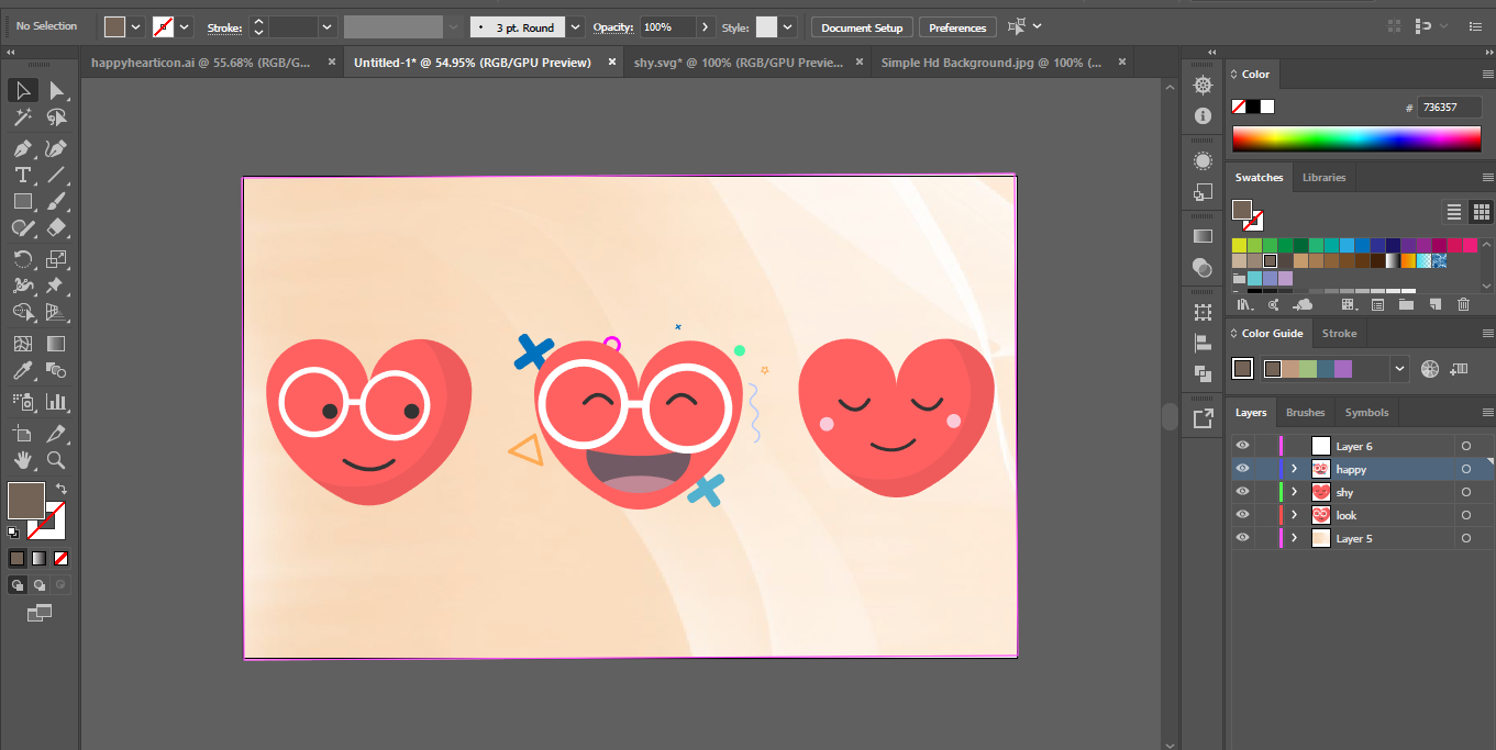 Custom icons using SVG