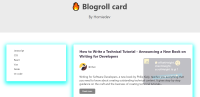 Làm hiệu ứng Blogroll Card đẹp mắt với Javascript