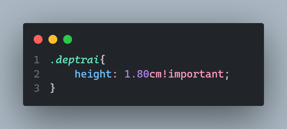 CSS important là gì? sử dụng thế nào cho hợp lí