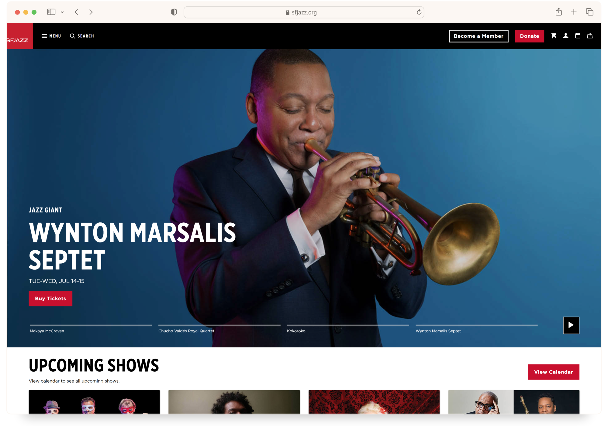 SFJAZZ Home