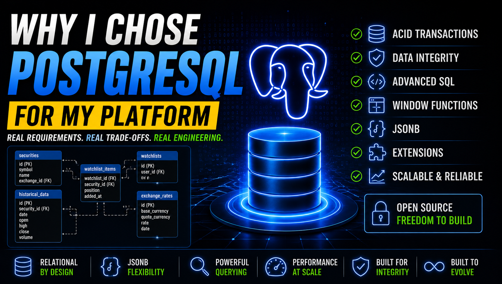 Why I Chose PostgreSQL for My Platform
