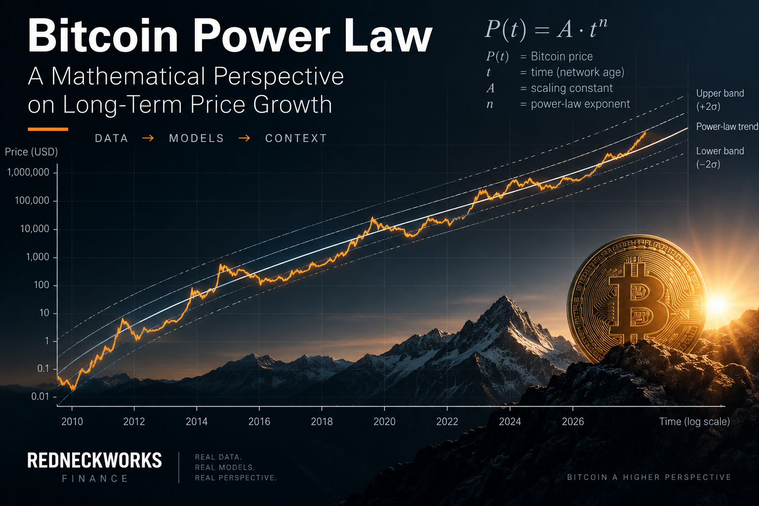 Bitcoin Power Law: A Mathematical Perspective on Long-Term Price Growth
