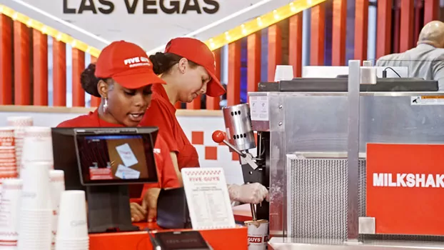How Five Guys Las Vegas serves up 100,000 burgers and zero downtime.