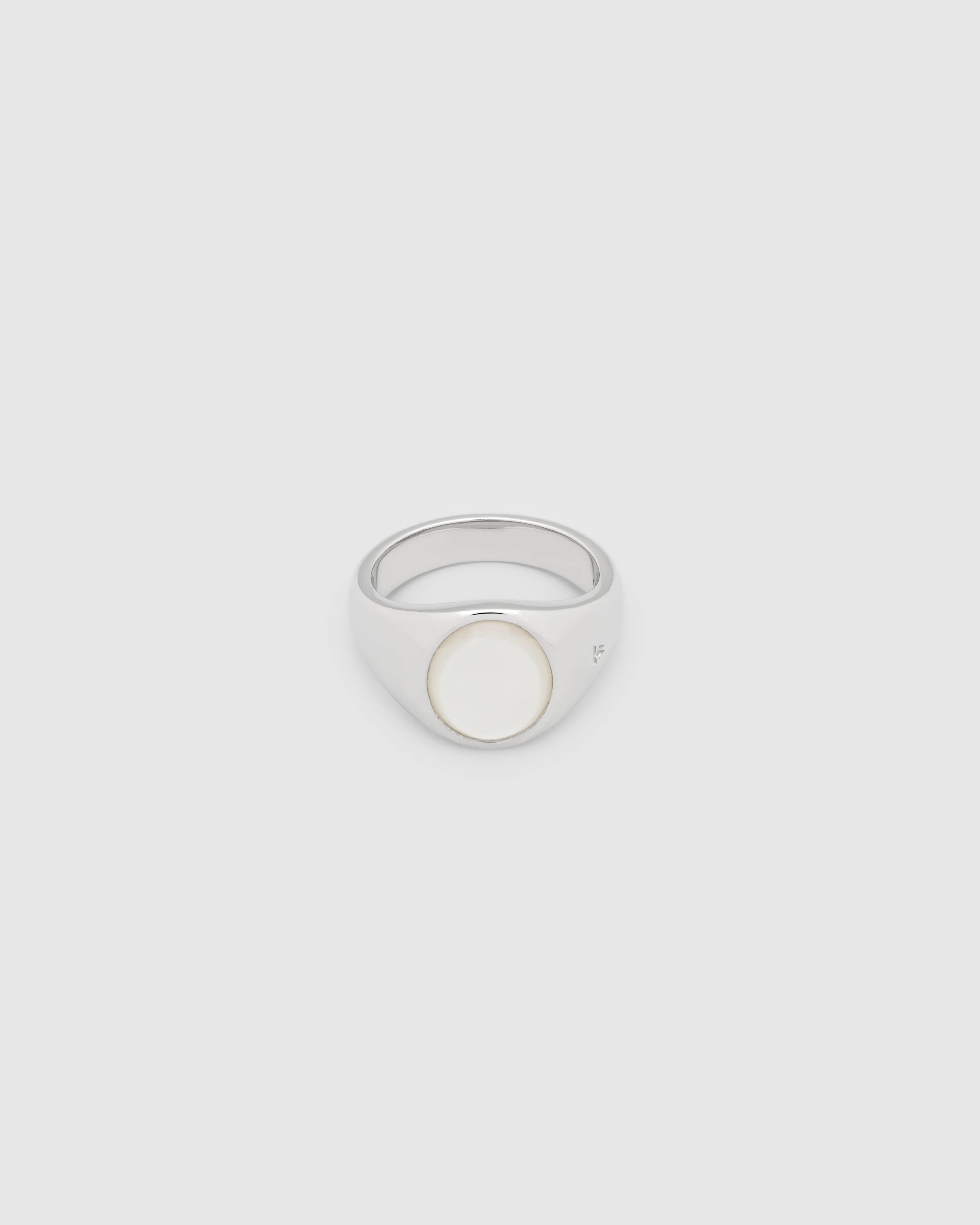 Kim Ring - White MOP - Rings - Silver