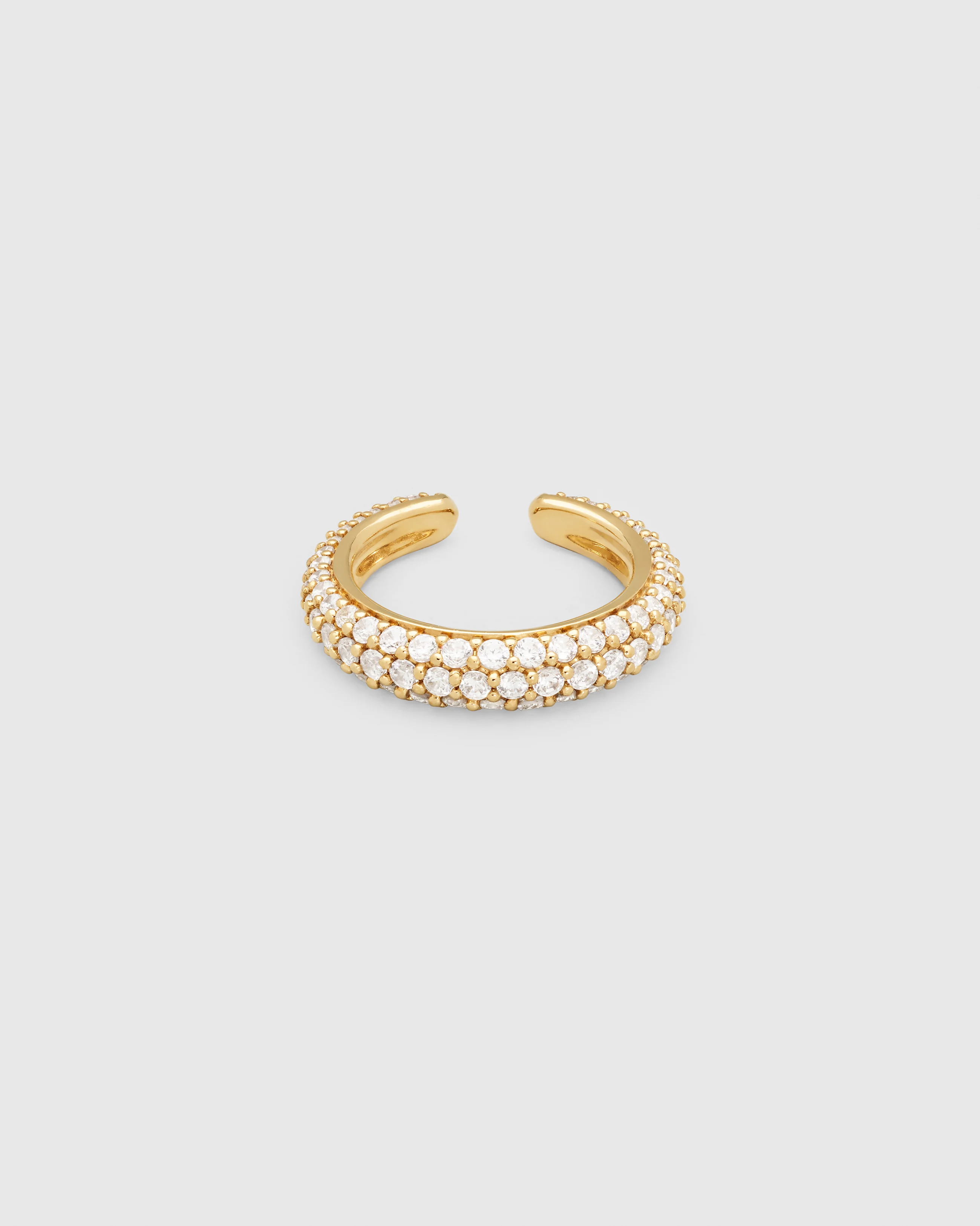 Ear Cuff Slim Zirconia Gold