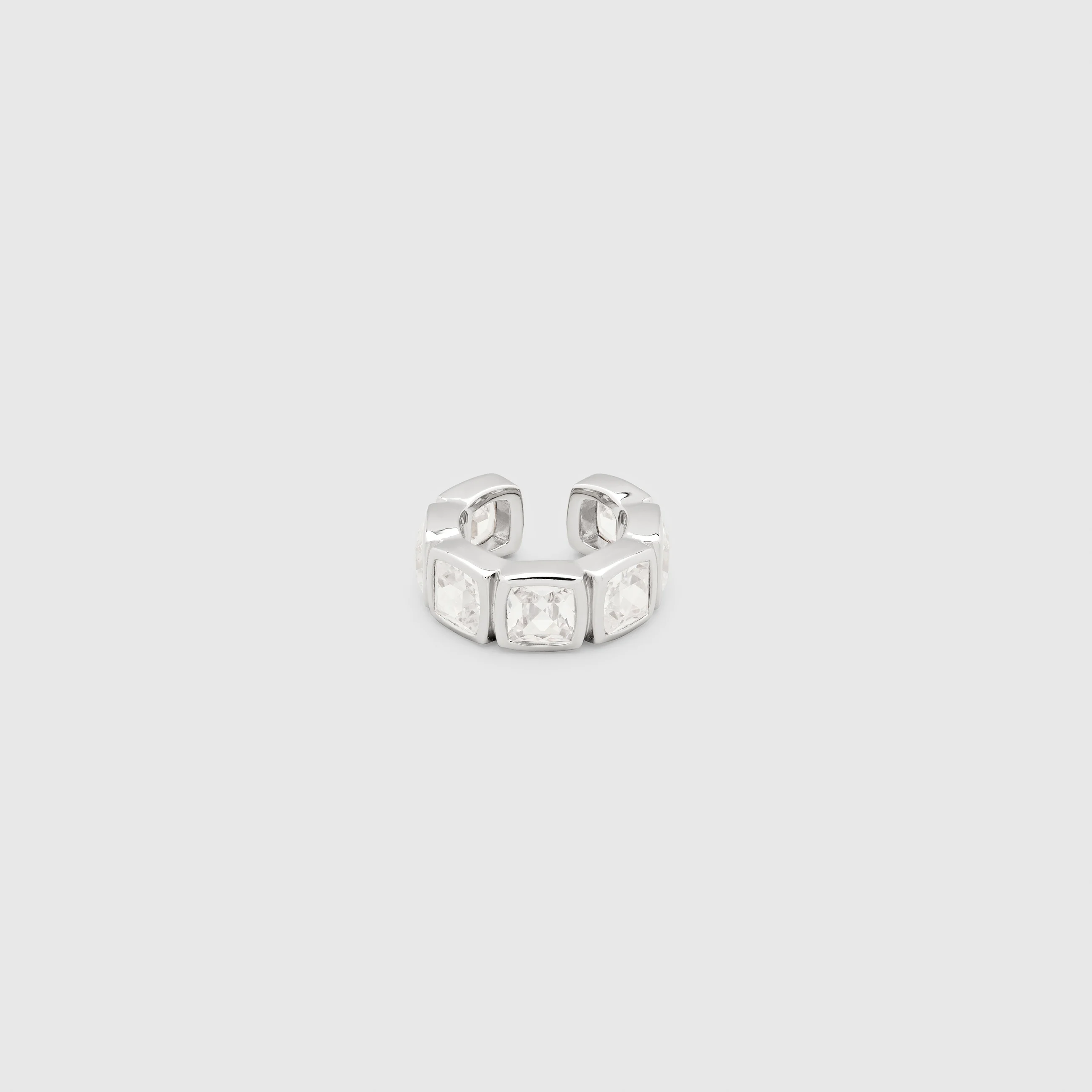 Cushion Ear Cuff Rock Crystal