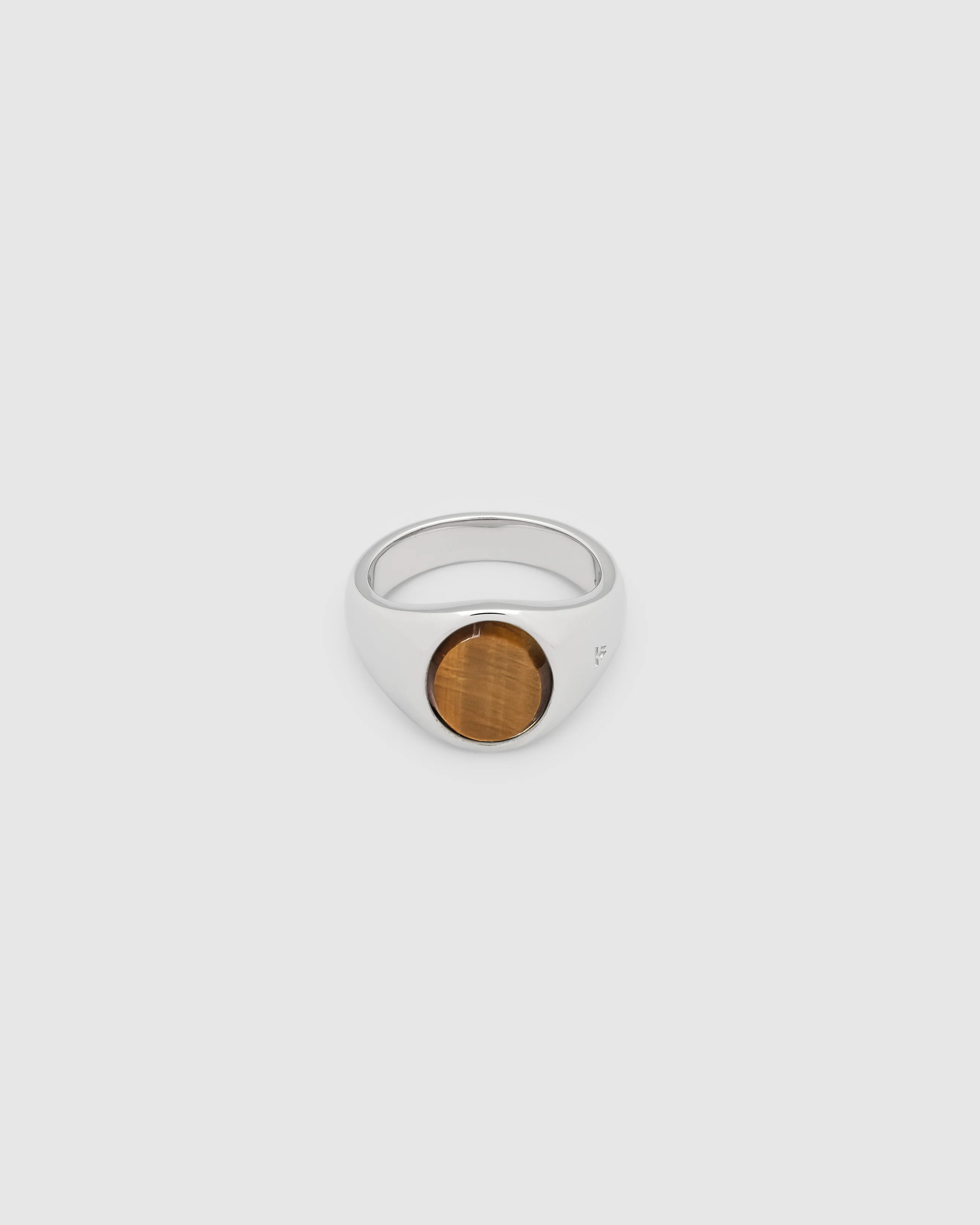 Tom Wood - Kim Ring Tiger Eye - Rings - Silver