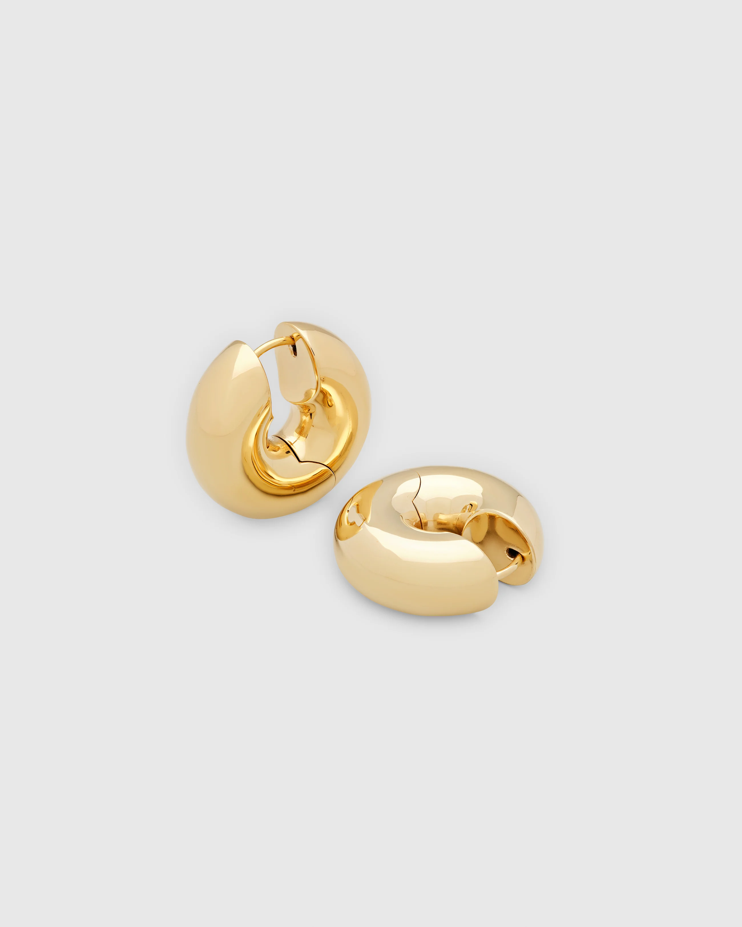 Sphere Collection – Launch page - Products #2 - Sphere Hoops Large Gold
