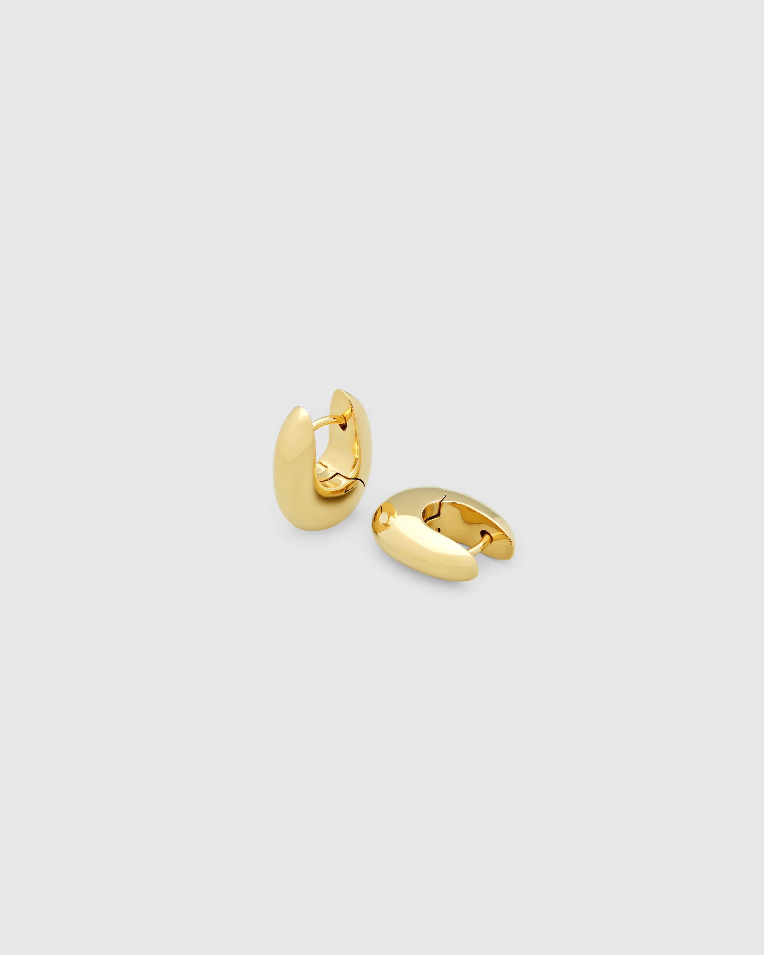 Pebble Hoops Gold Small