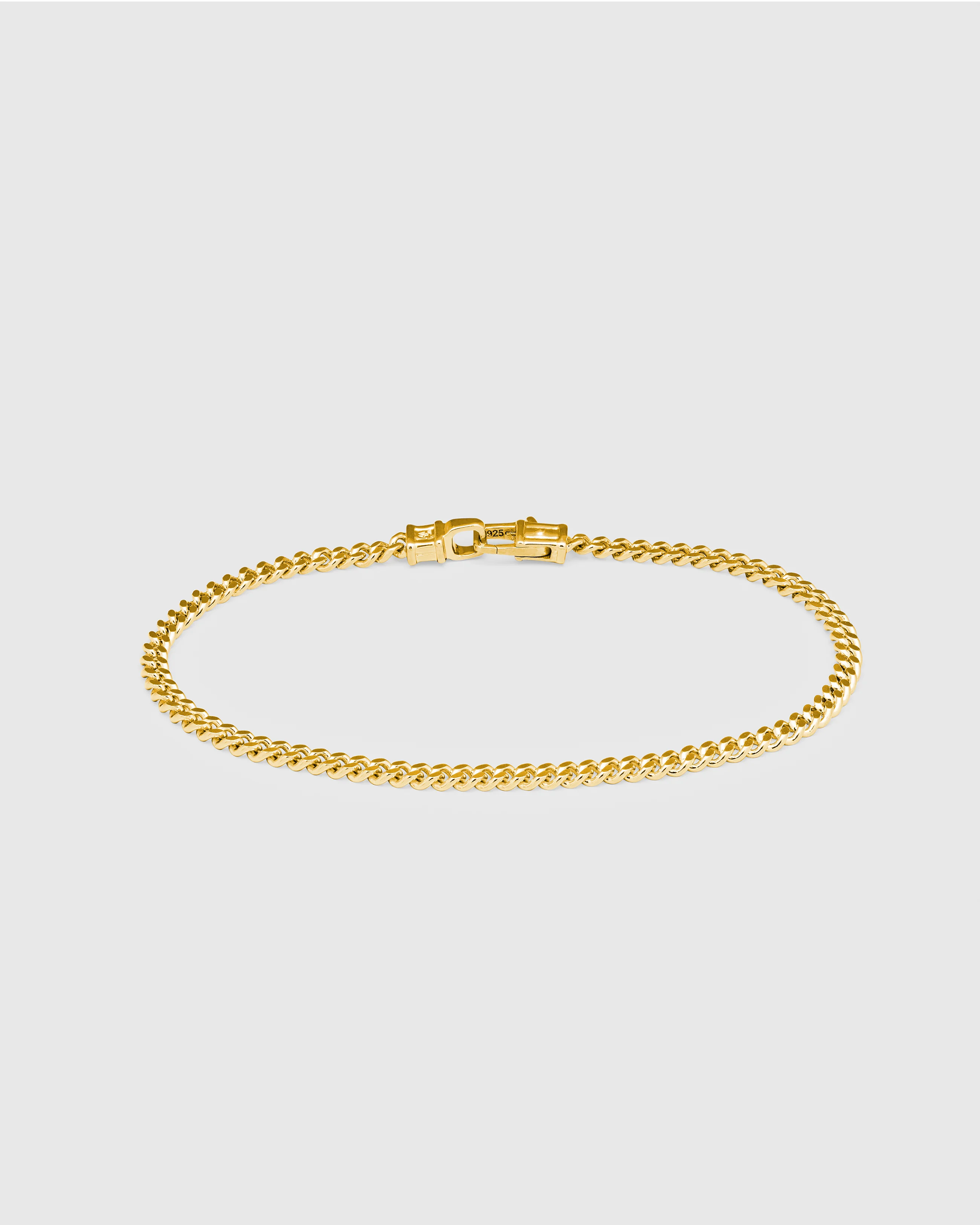 Curb Bracelet M Gold