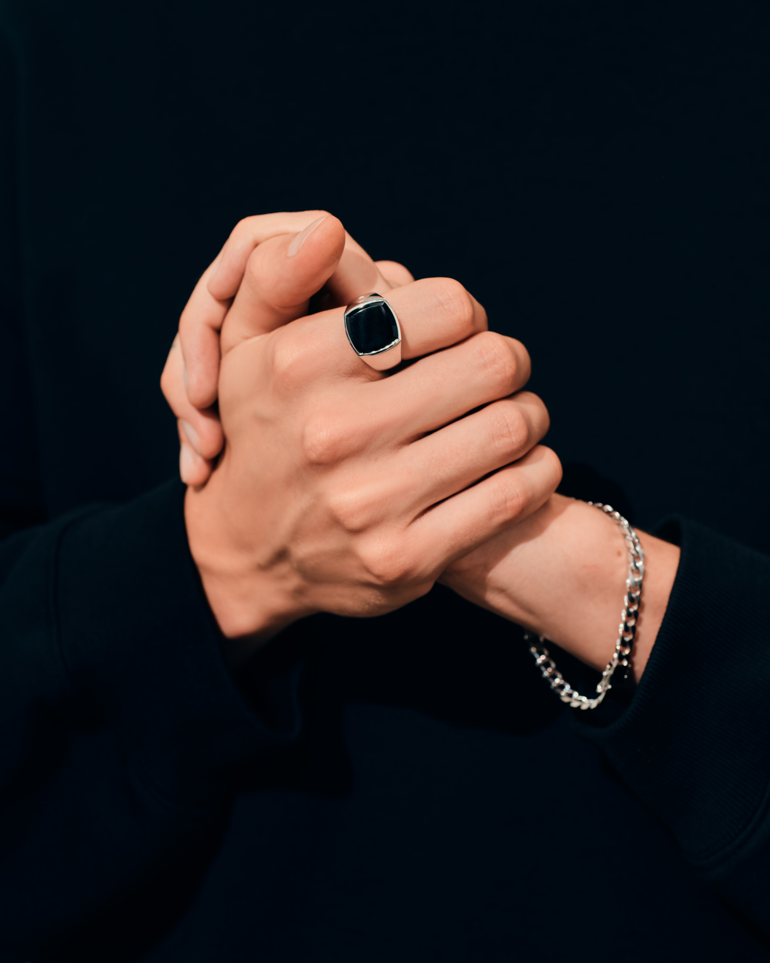 TOMWOOD ONYX RING black 黒　シルバー925 Black Onyx rings - Tom Wood Project Official Online Store
