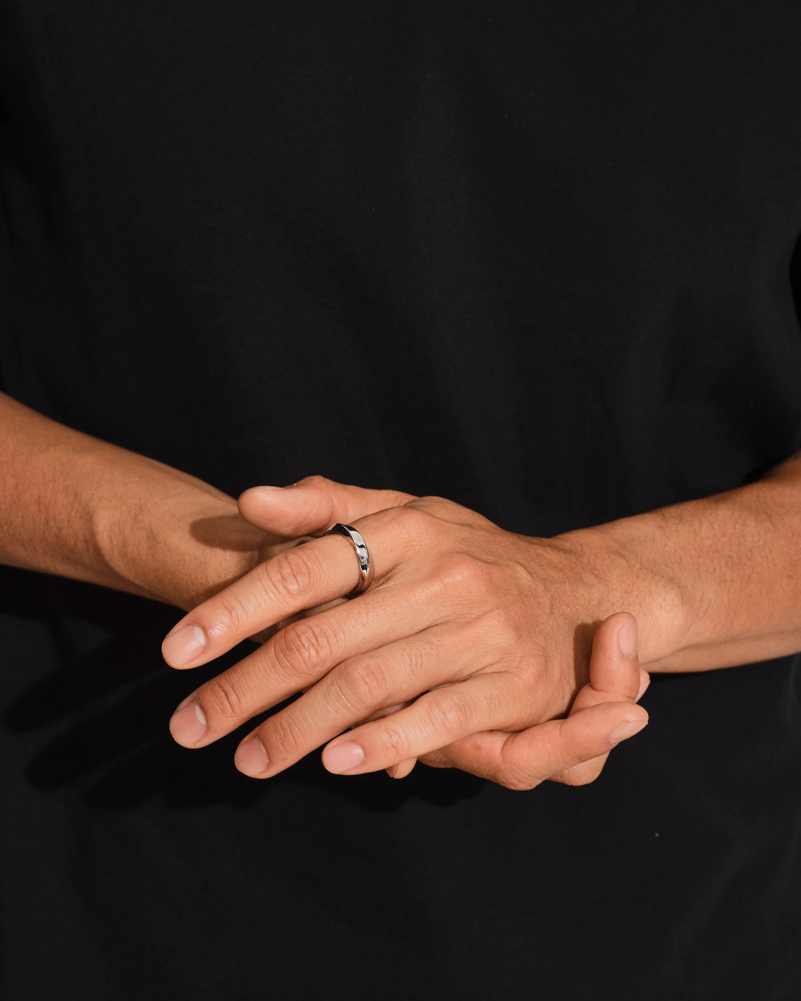 Landingpage - Silver rings for men - Image split #1