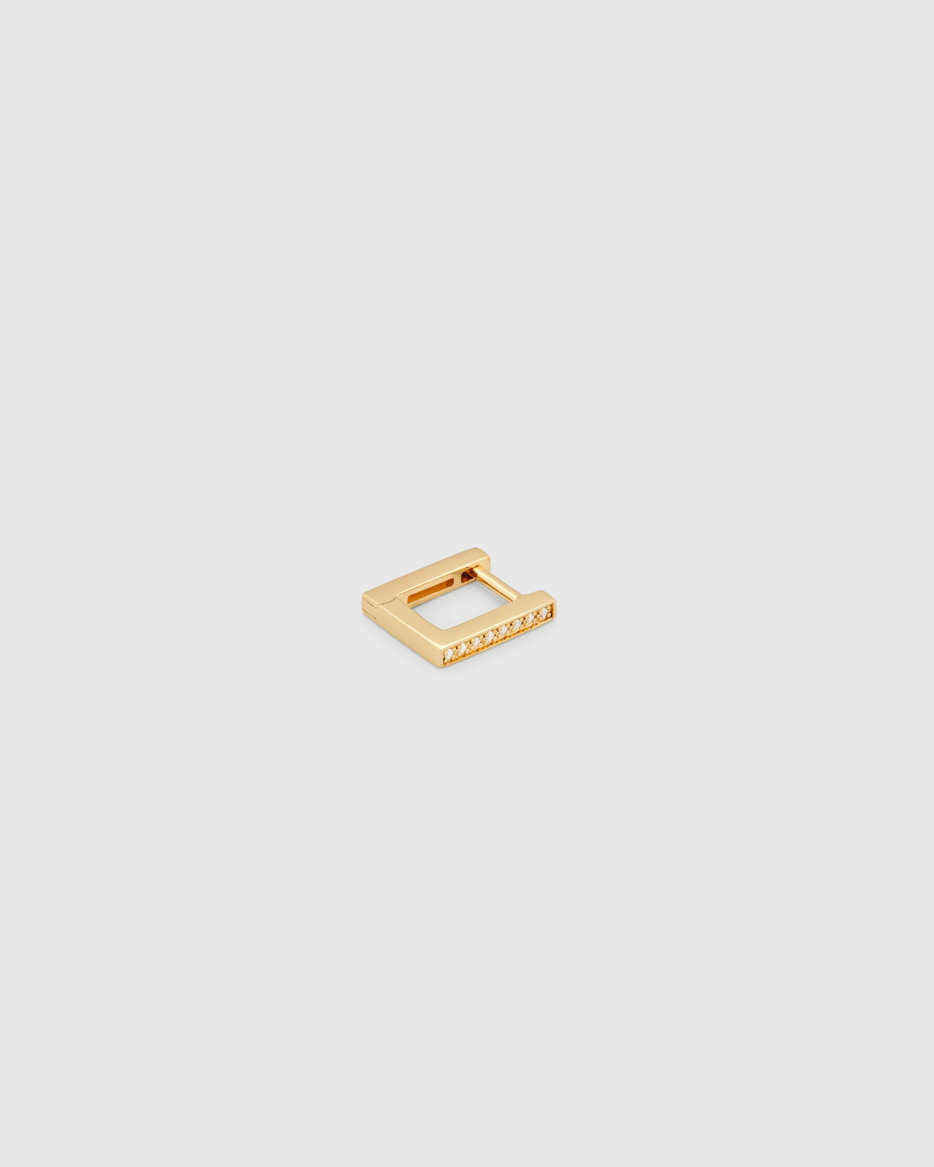 Lab Grown Diamond - (SEO) - Products #2 - Sleek Huggies Gold Diamonds