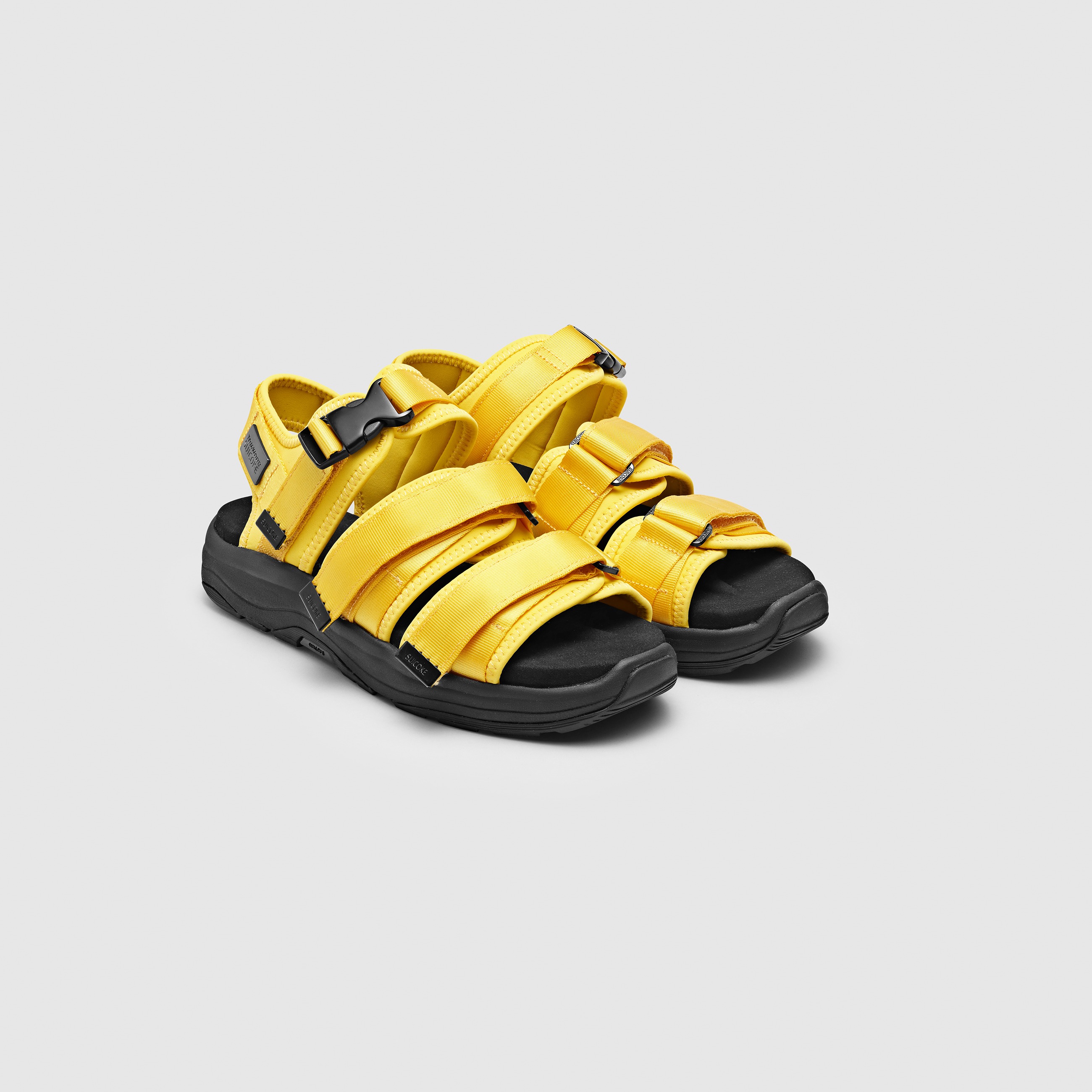 Suicoke triple-strap sandals - Yellow