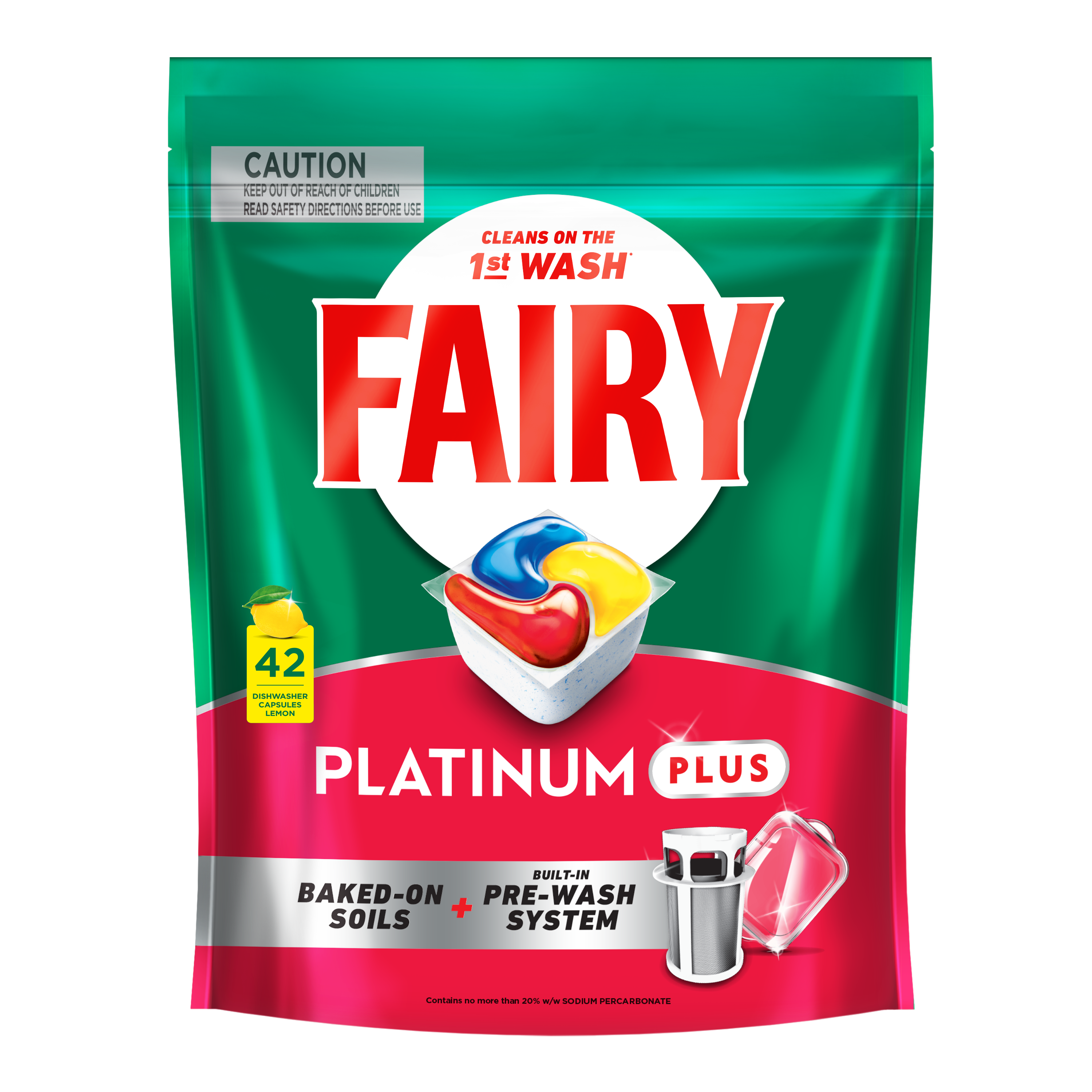 Fairy dishwasher 13 u. Platinum plus all in one tabs . - Tarraco Import  Export