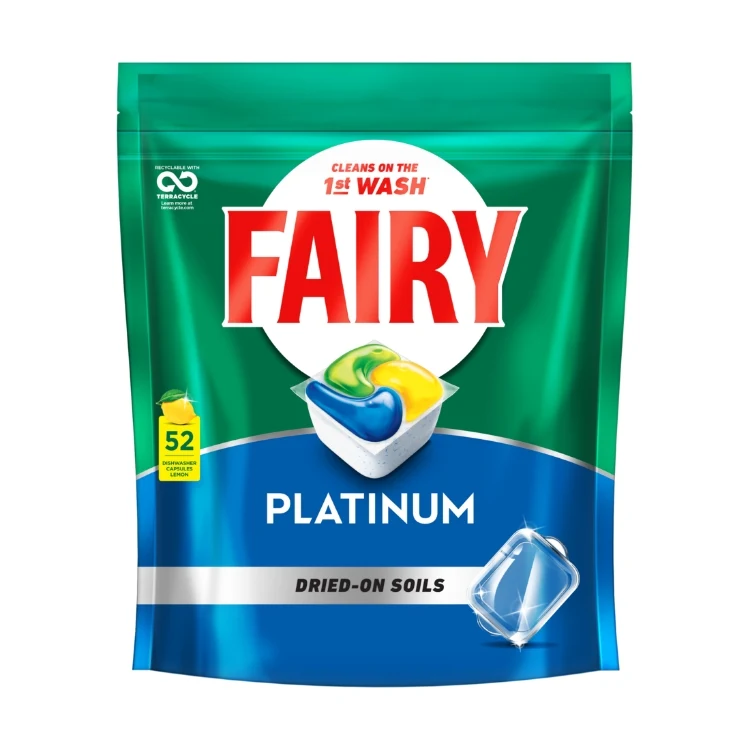 Comparison of Fairy Platinum Plus, Platinum and All-in-one dishwasher capsules for your cleaning needs