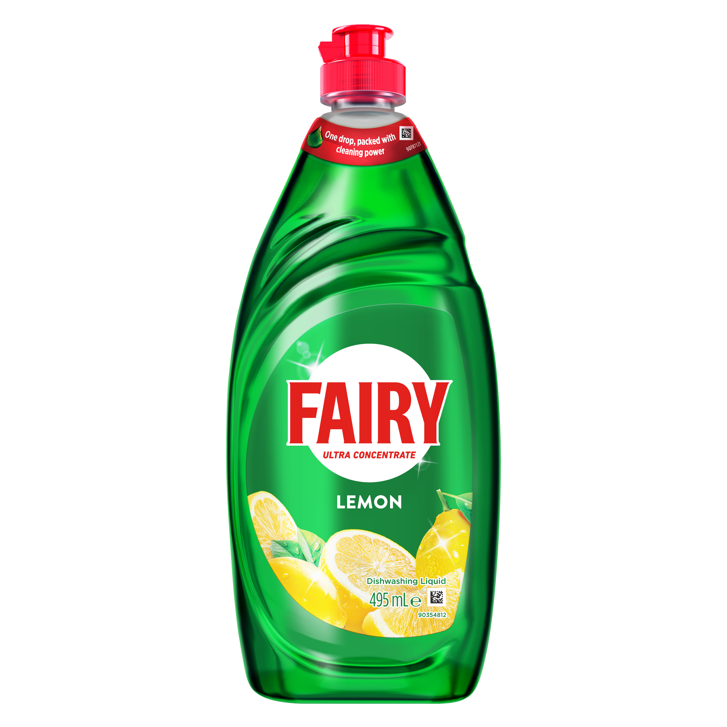 Fairy Ultra Concentrate Dishwashing Liquid Lemon (495ml)