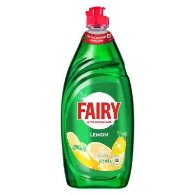Fairy Ultra Concentrate Dishwashing Liquid Lemon (495ml)