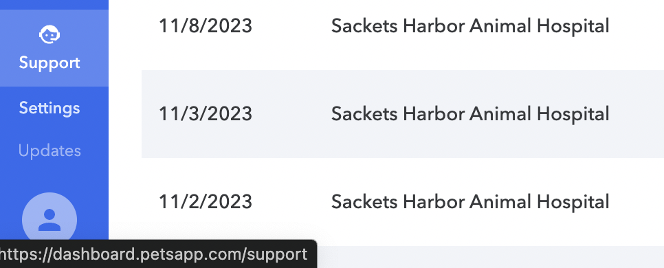 How to raise a support ticket in PetsApp